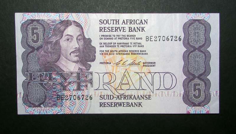 Republic of South Africa - Stals Five Rand Banknote