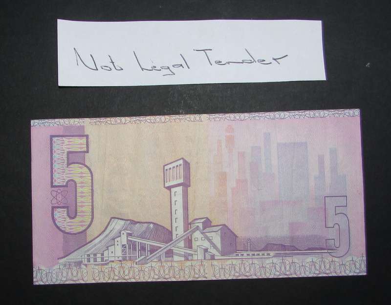 Republic of South Africa - Stals Five Rand Banknote