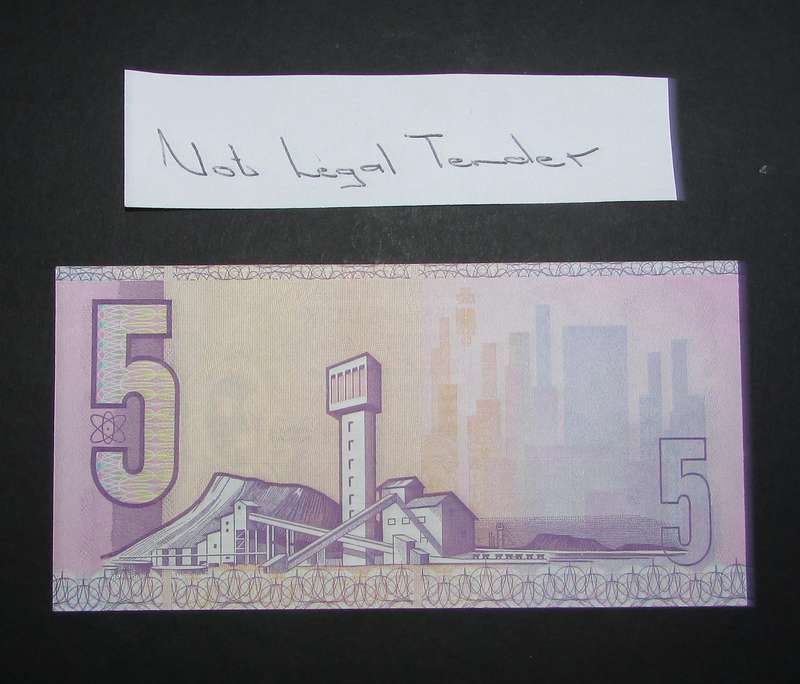 Republic of South Africa - Stals Five Rand Banknote