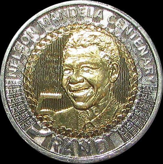 Nelson Mandela Five Rand Coin
