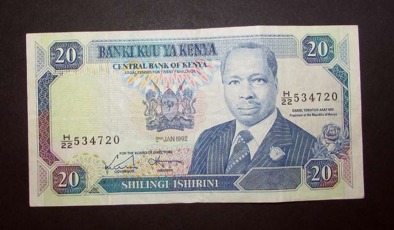 Kenya - 20 Shilling Note