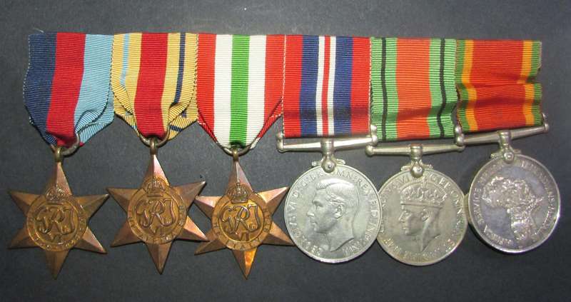 Full Size World War Two Group of 6:104495 P.J.Behr