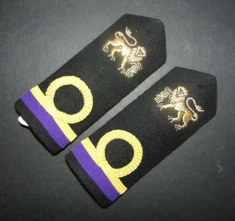 SADF - Navy Chaplain Epaulette Pair