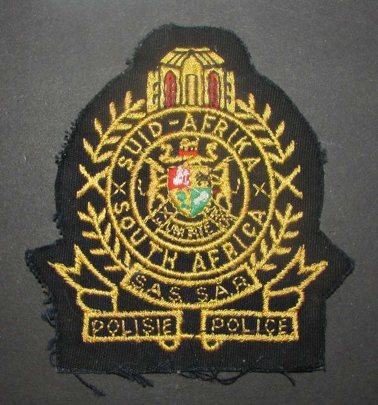 South African Railway Police Embroidered Badge