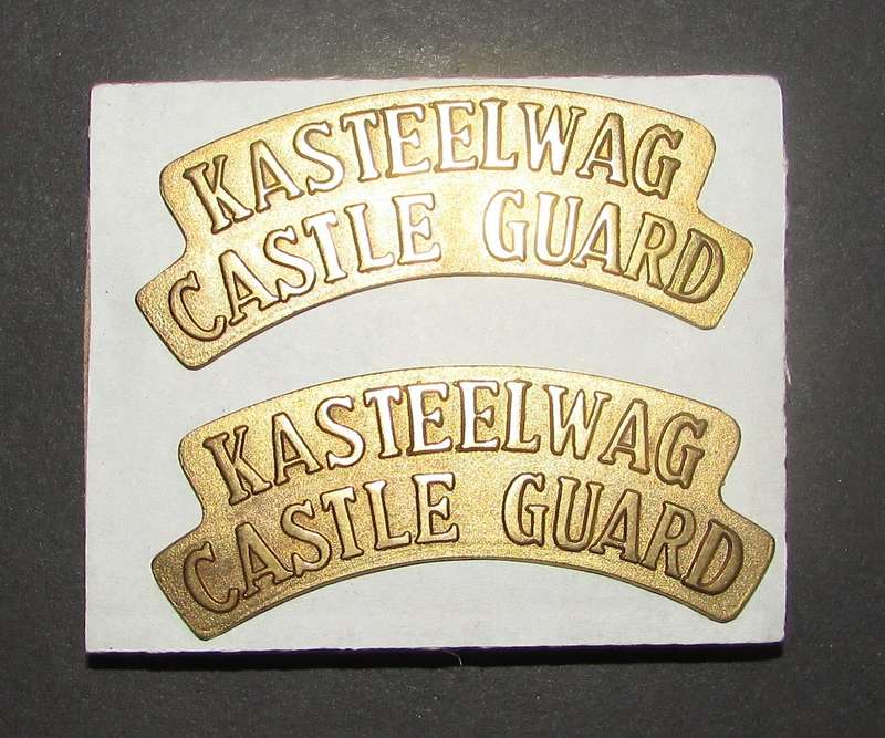 SADF - Castle Guard Shoulder Titles