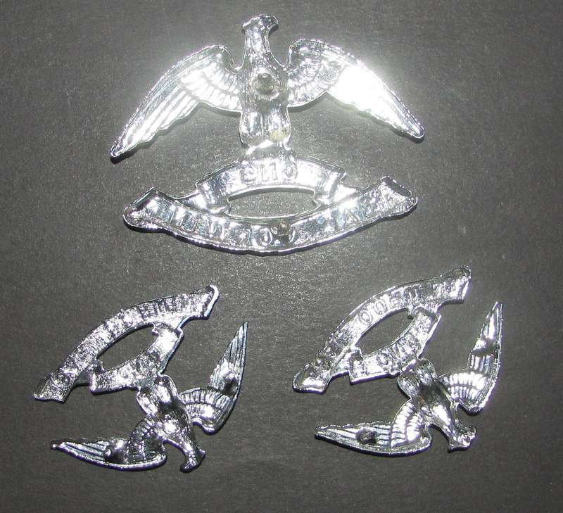 SADF - Regiment Paul Kruger Cap Badge with Collars