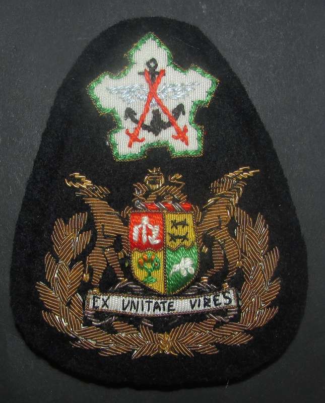 SADF - Sergeant Major of the South African Defence Force Bullion Rank Badge