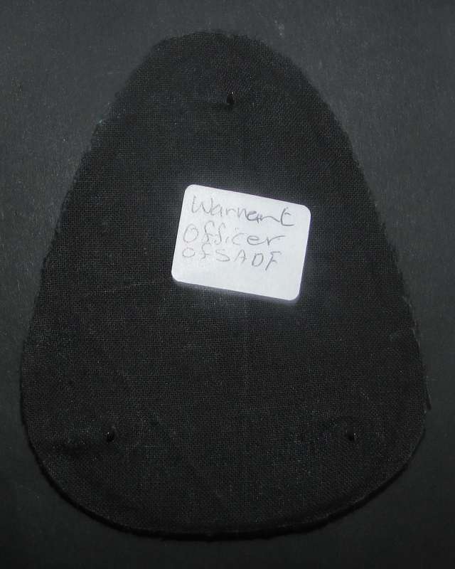 SADF - Sergeant Major of the South African Defence Force Bullion Rank Badge