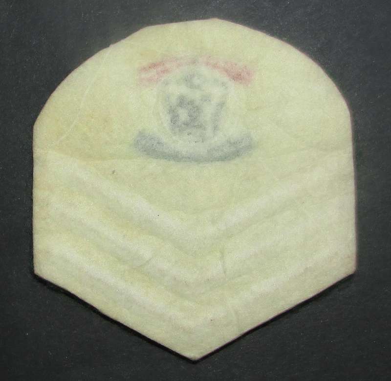 Homelands - Bophuthatswana Defence Force Staff Sergeant Rank Insignia on Felt