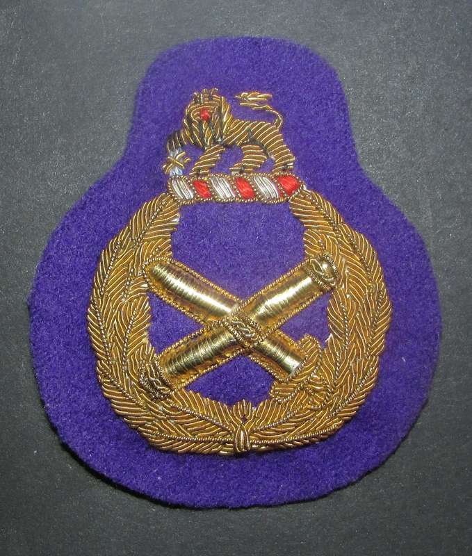 SADF - Chaplain General Gold Bullion Cap Badge