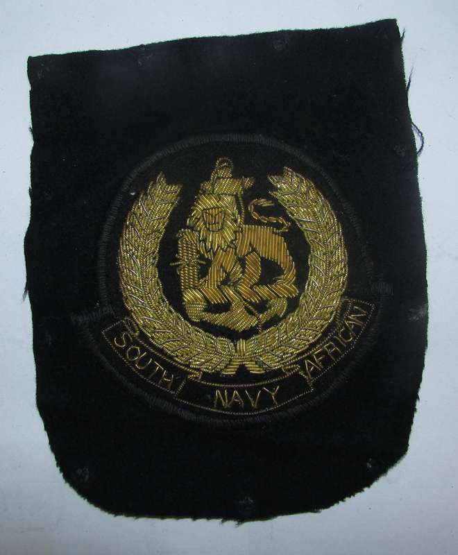 SADF - Navy Bullion Wire Blazer Badge