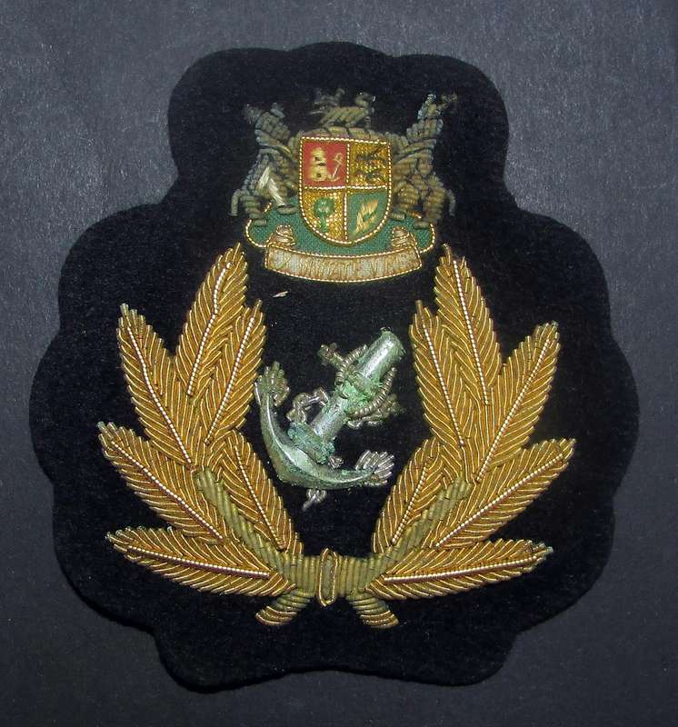 South African Railways and Harbours Sea Going Officers Cap Badge