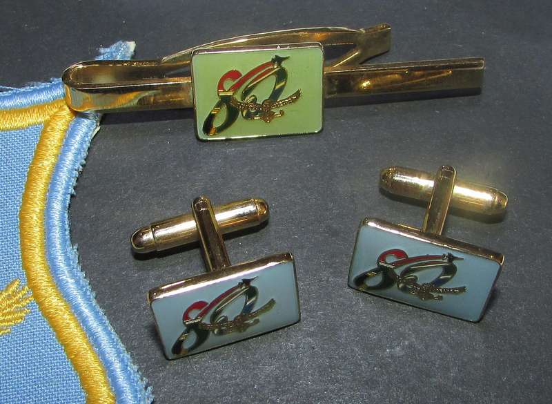 SADF - SAAF 80 Year Lot ( Patch Badge Cuff-Links and Tie-Pin )