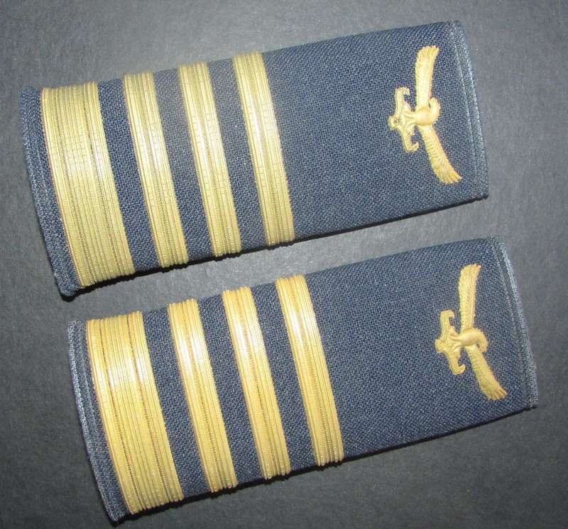 SADF - South African Air Force Rubberized Shoulder Rank Insignia
