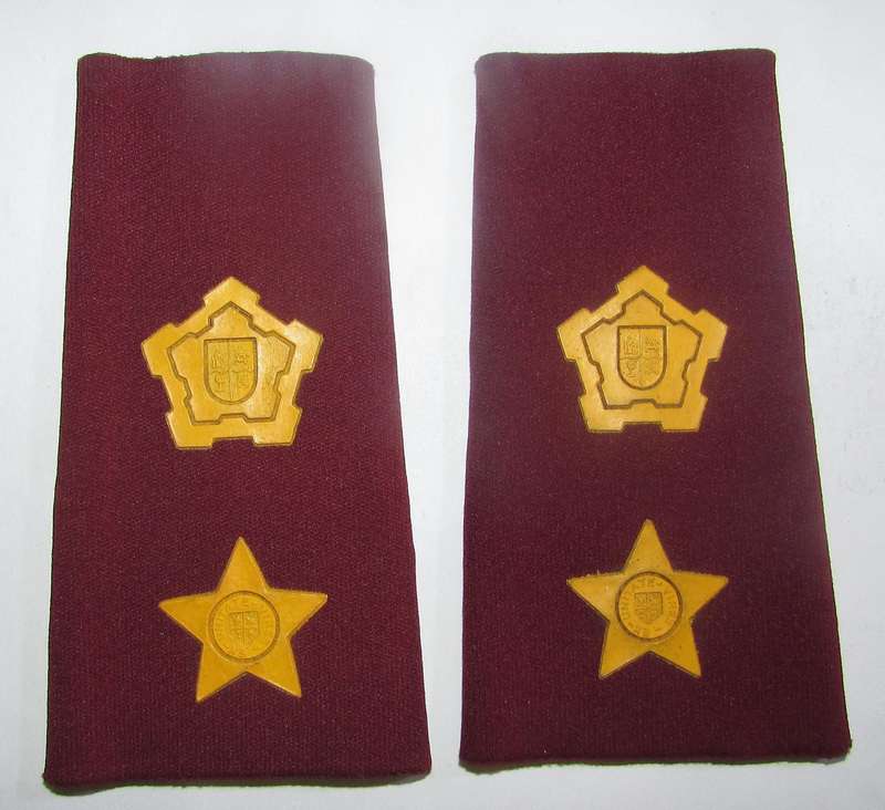 SADF - Medical Services Commandant Slip on Ranks