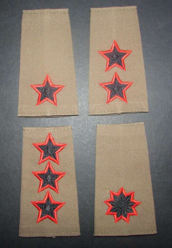 SADF - Kaffrarian Rifles Officers Rank Lot