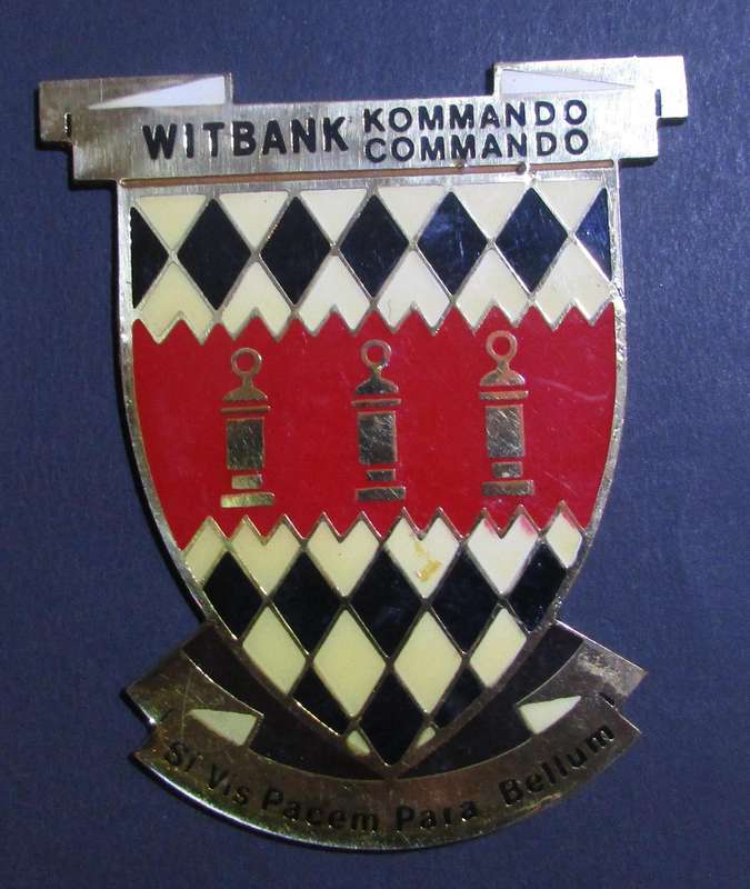 SADF - First City Regiment Plaque Crest