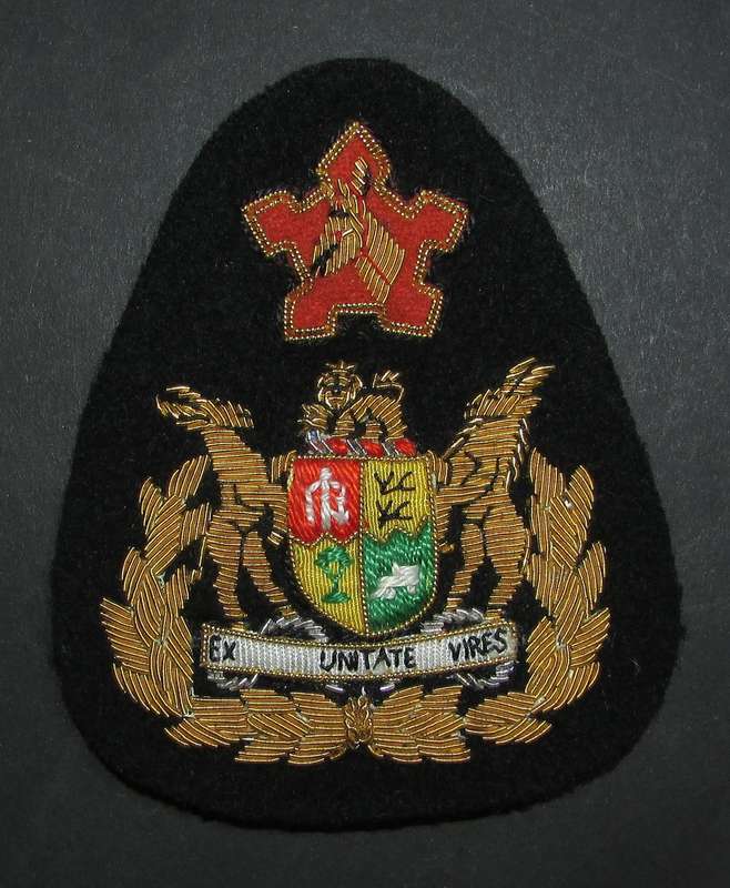 SADF - Sergeant Major of the South African Army Bullion Rank Badge
