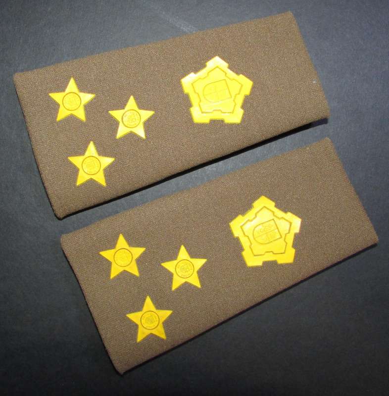 SADF - Army Brigadier Slip on Rank Pair