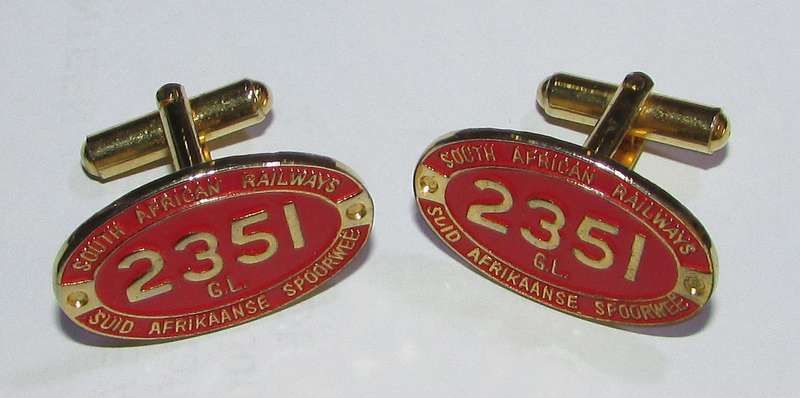 SAS/SAR Railways Commemorative Cufflinks