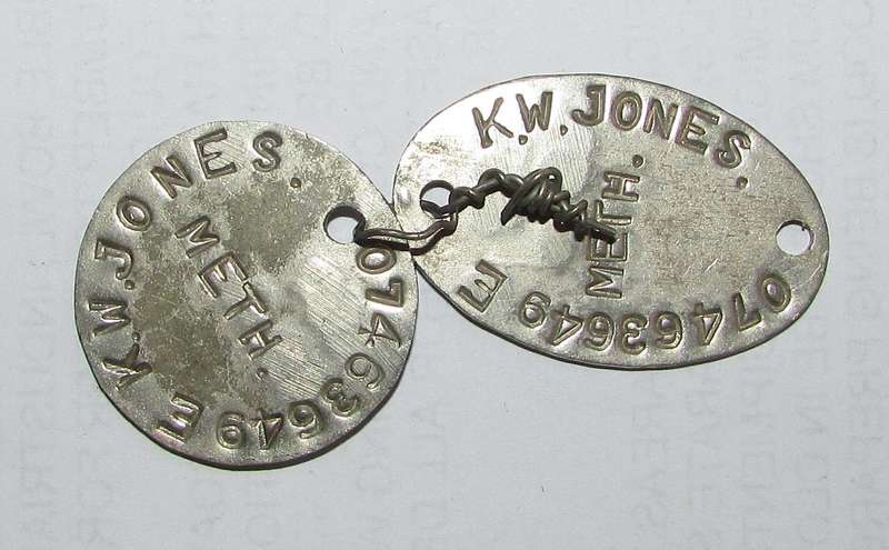 World War Two Era "Dog" Tags