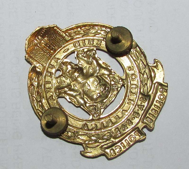South African Railway Police Cap Badge