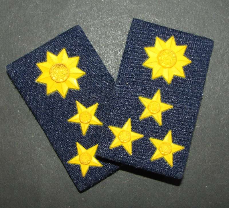 South African Police Brigadier Collar Ranks