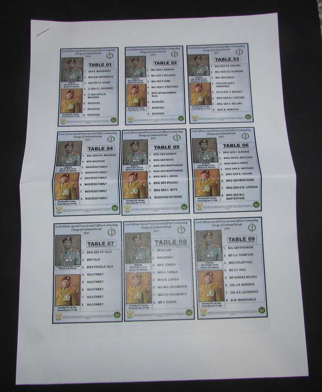 SA Army Special Forces ( Recce ) Pamphlet