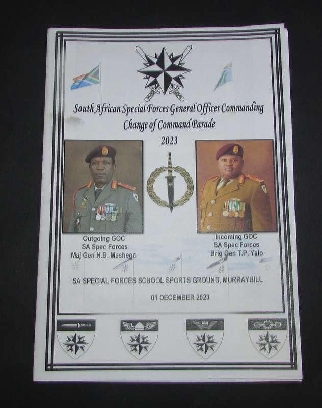 SA Army Special Forces ( Recce ) Pamphlet