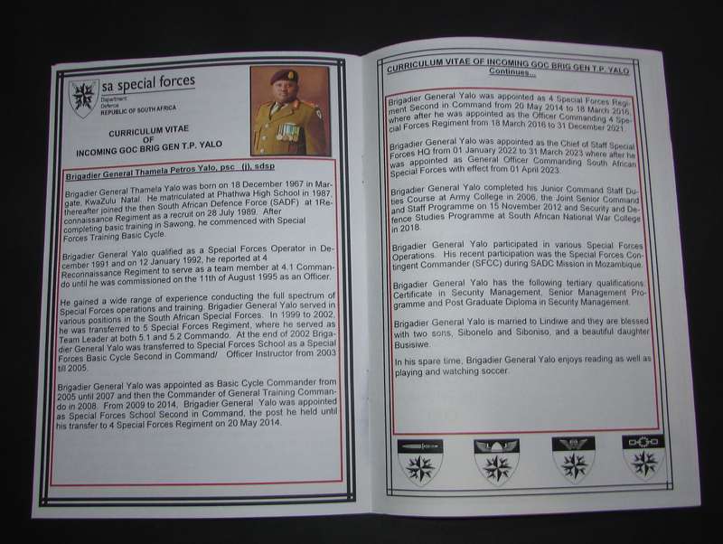 SA Army Special Forces ( Recce ) Pamphlet