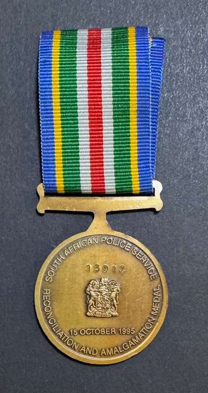 South African Police(SAP) - 1995 Reconciliation & Amalgamation Medal