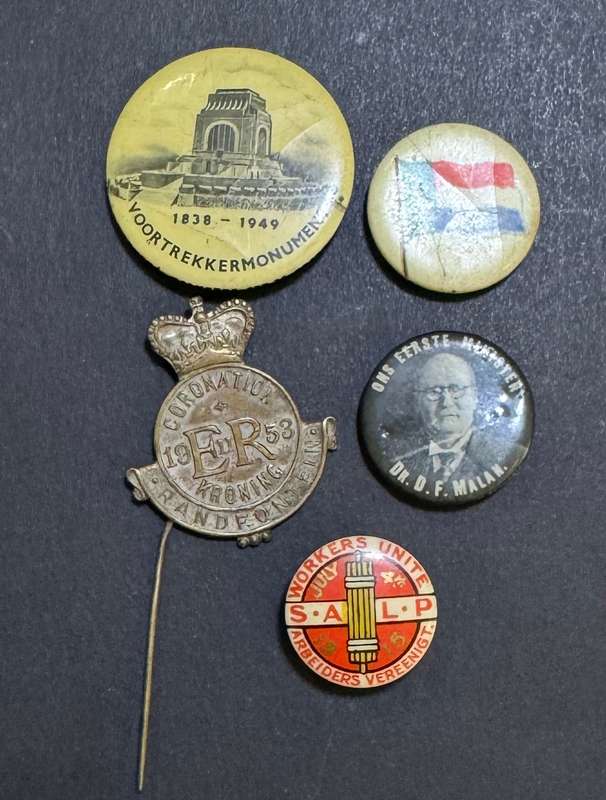Vintage South African Badge Lot
