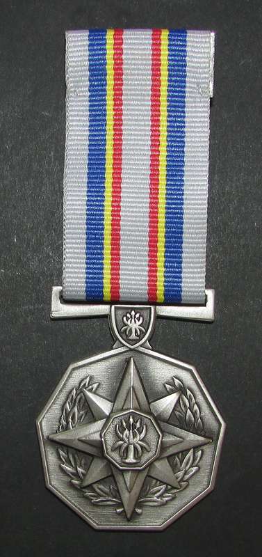 Full Size SA Silver 20 Year Service Medal - Starting under Silver
