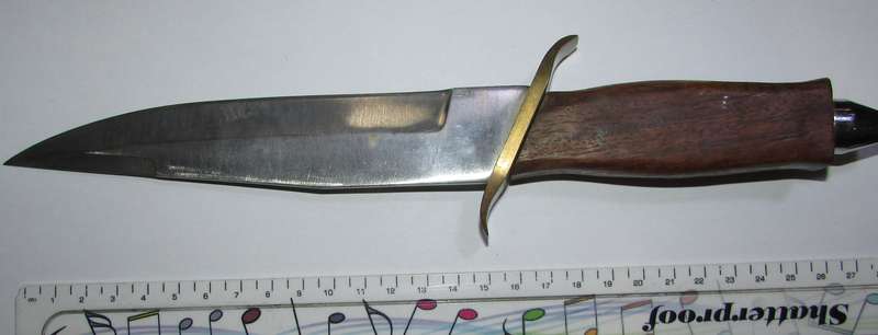 Vintage Hunting Knife with Pouch