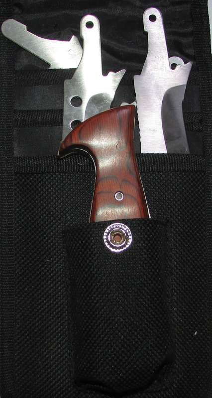 Trophy Master Survival Knife Set With 4 Interchangeable Blades and Sheath