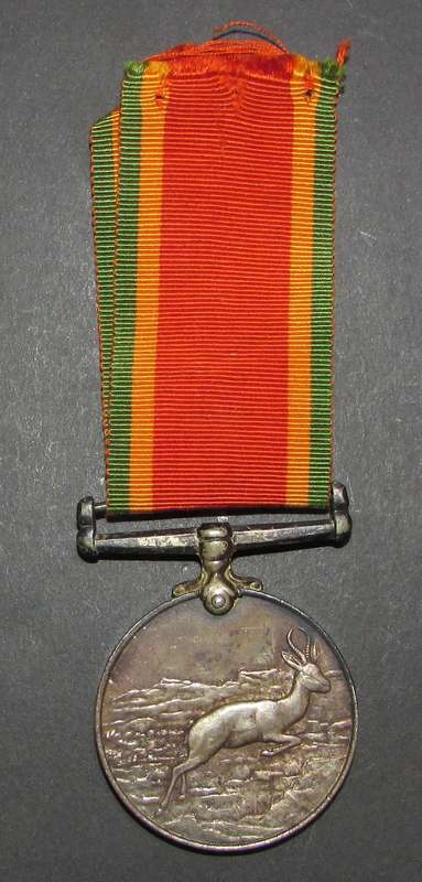 Full Size Sterling Silver Africa Service Medal:21918 D.F.Mcqueen