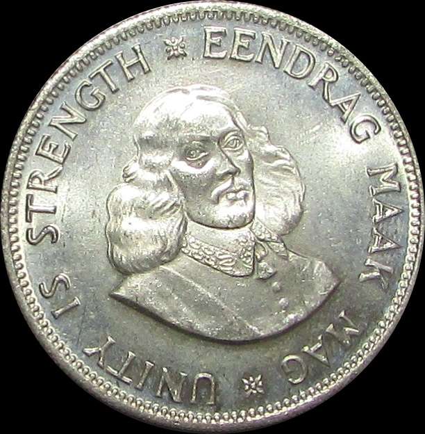 1964 Republic of South Africa Silver 20 Cent Piece