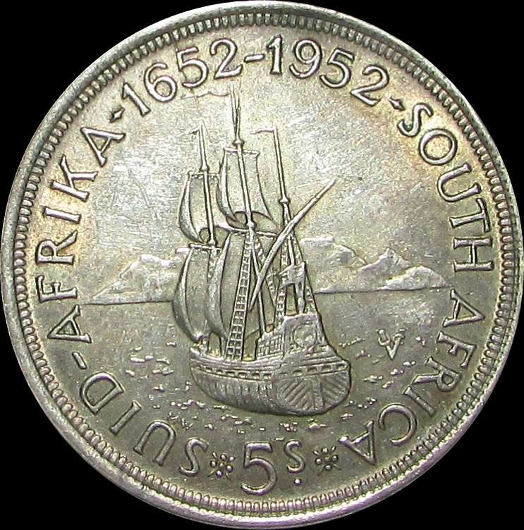 1952 Union of South Africa Silver Crown
