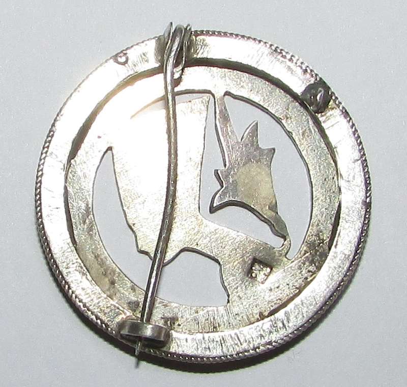 Vintage Sterling Silver Brooch - 12 Grams