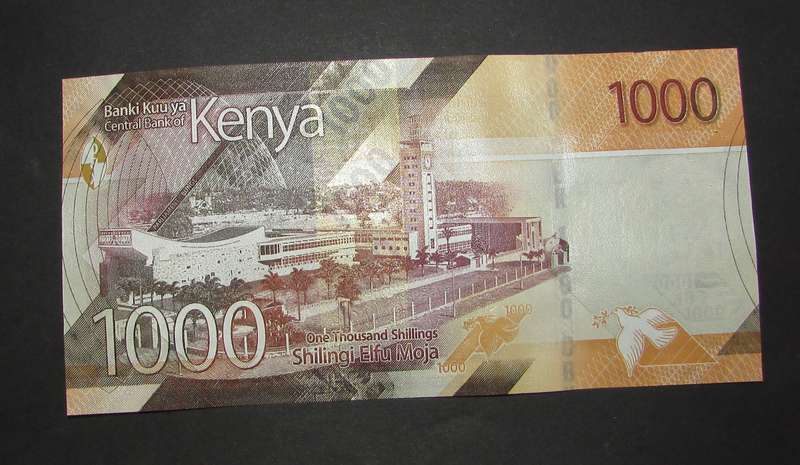 Reserve Bank of Kenya - 1000 Shilling Notes in Sequence and UNC - Bid Per Note