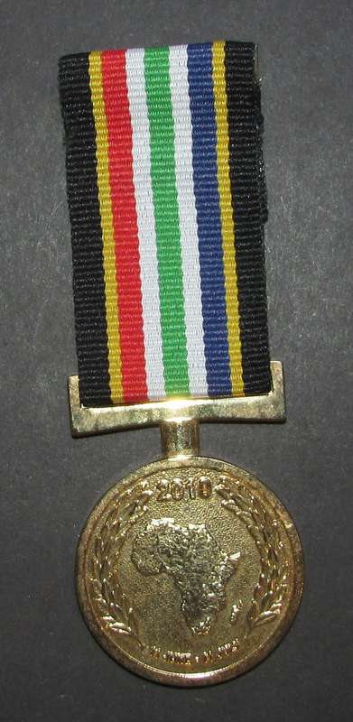 Full Size South African World Cup Soccer Medal