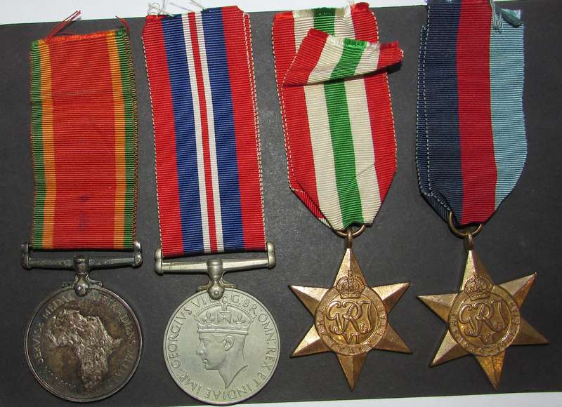 Full Size World War Two Group of 4 to:101446 C.M.Tate-Jackson