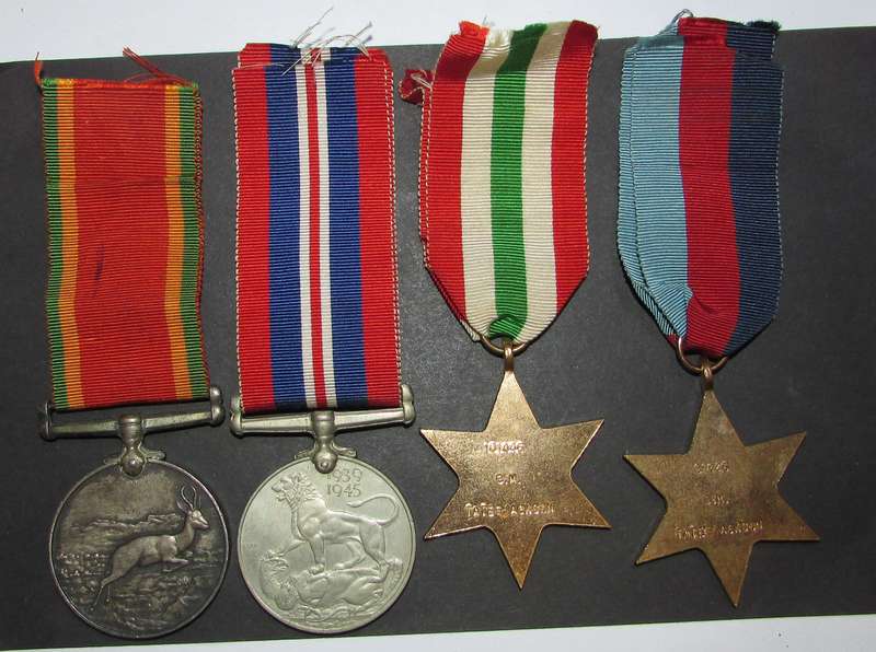 Full Size World War Two Group of 4 to:101446 C.M.Tate-Jackson