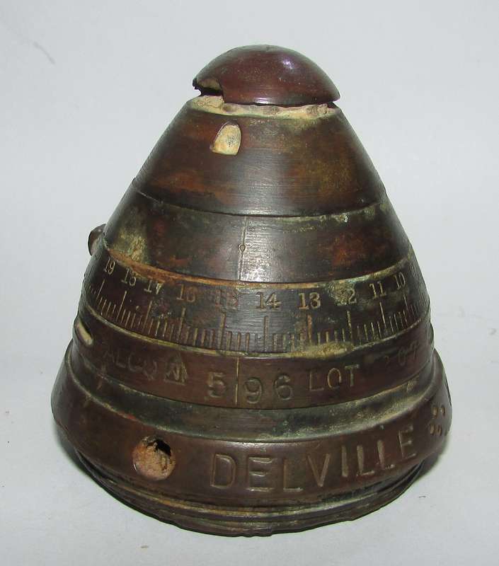 World War One 75MM Artillery Shell Inert from Delville Wood