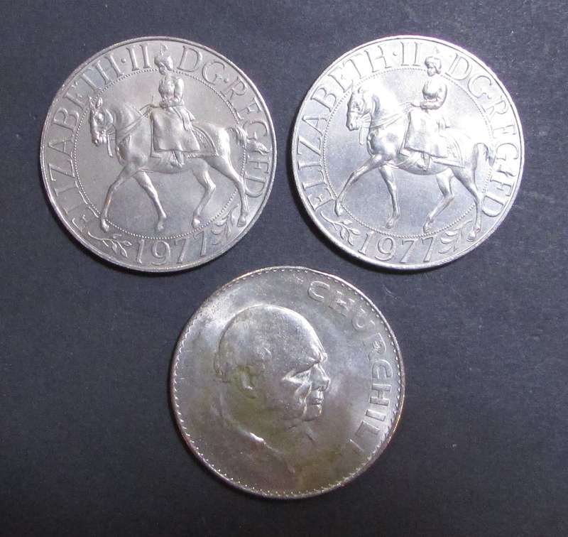 United Kingdom - Collection of 3 Commemorative Cupro-Nickle Crowns