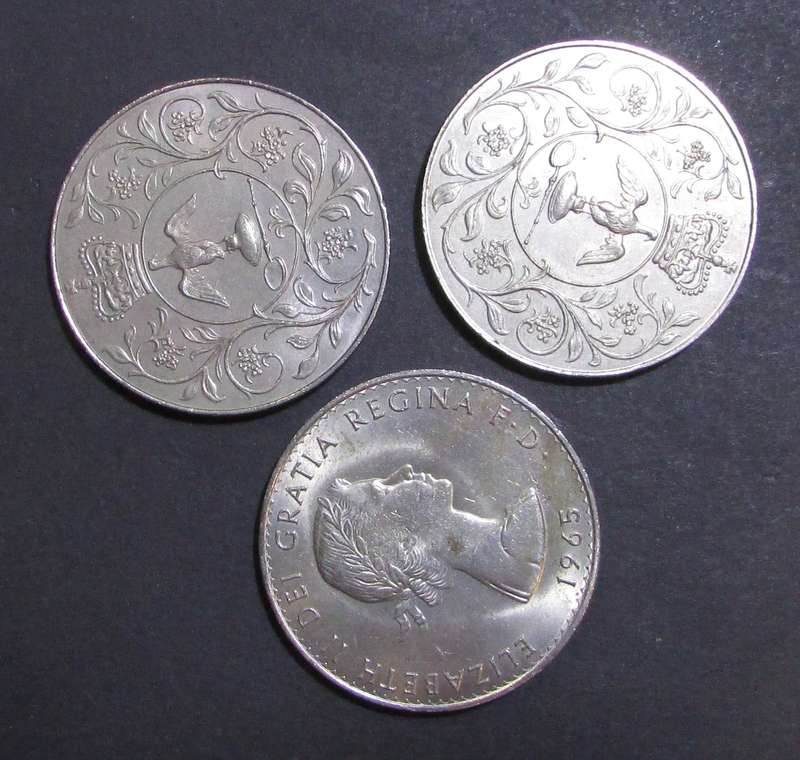 United Kingdom - Collection of 3 Commemorative Cupro-Nickle Crowns