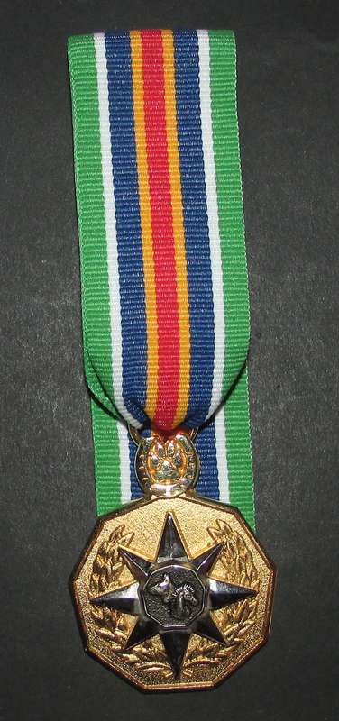 Full Size South African Police Canine and Equine Star For Bravery