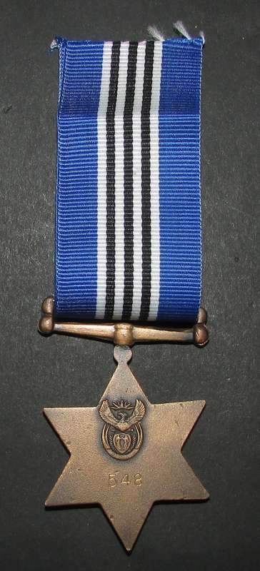 SANDF - Full Size Bronze Protea Decoration - Numbered 548