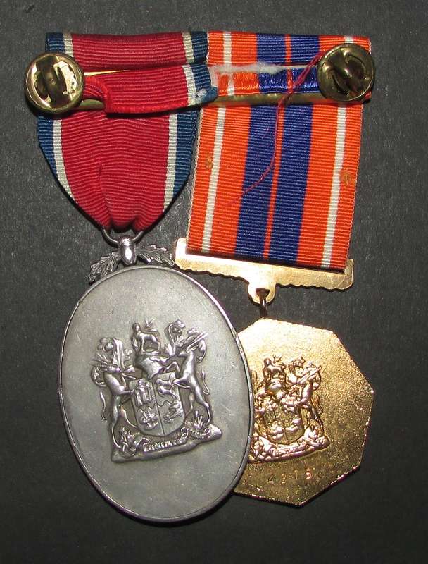 SADF - Full Size Low Numbered Pair - Pro Patria (Cunene) 4375 and John Chard Decoration 527