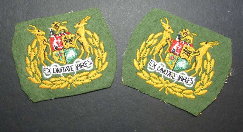 SADF - Regimental Sergeant Major Rank Pair